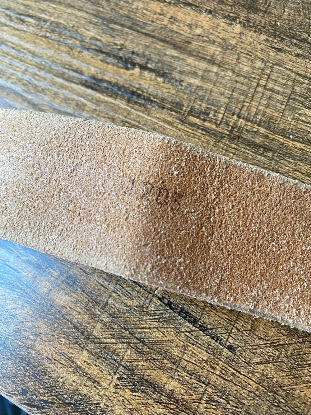 Vintage Textured Leather Belt,  26”